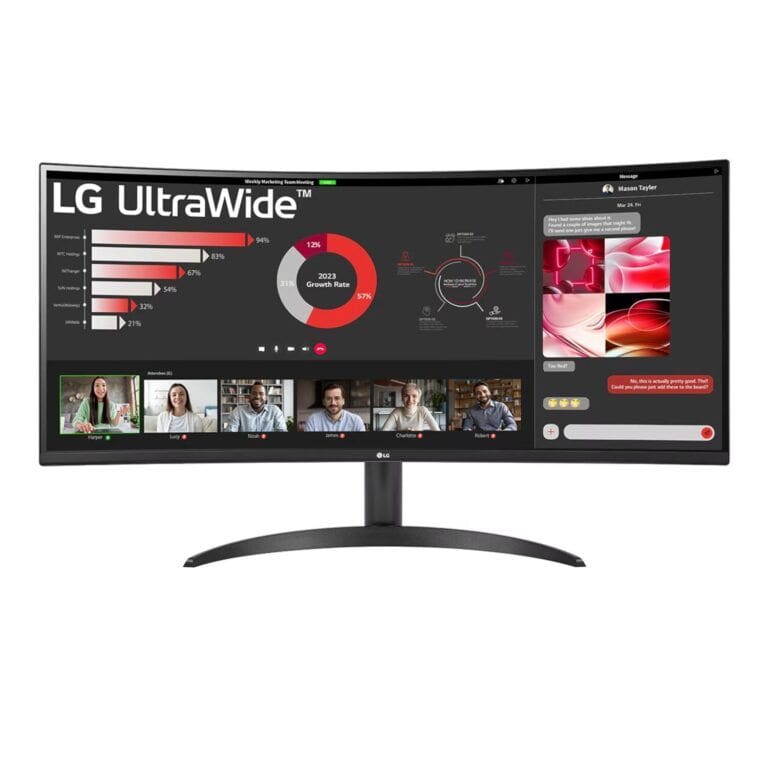 LG UltraWide 34" QHD Curved Monitor 100Hz
