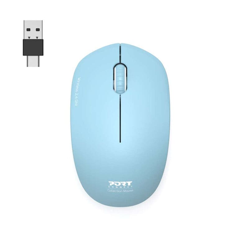 Port Connect Collection II Azur Wireless Mouse