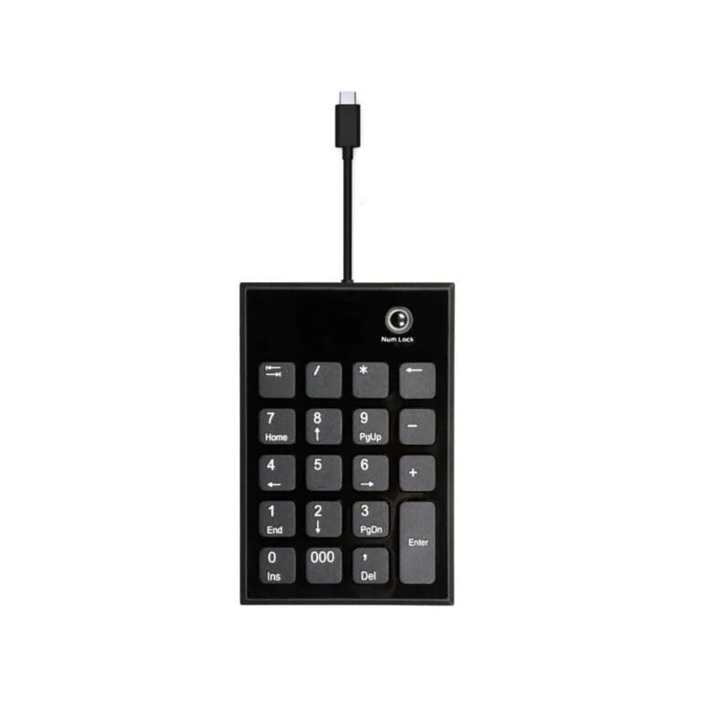 Port Black USB-A & USB-C Numeric Keypad 900801