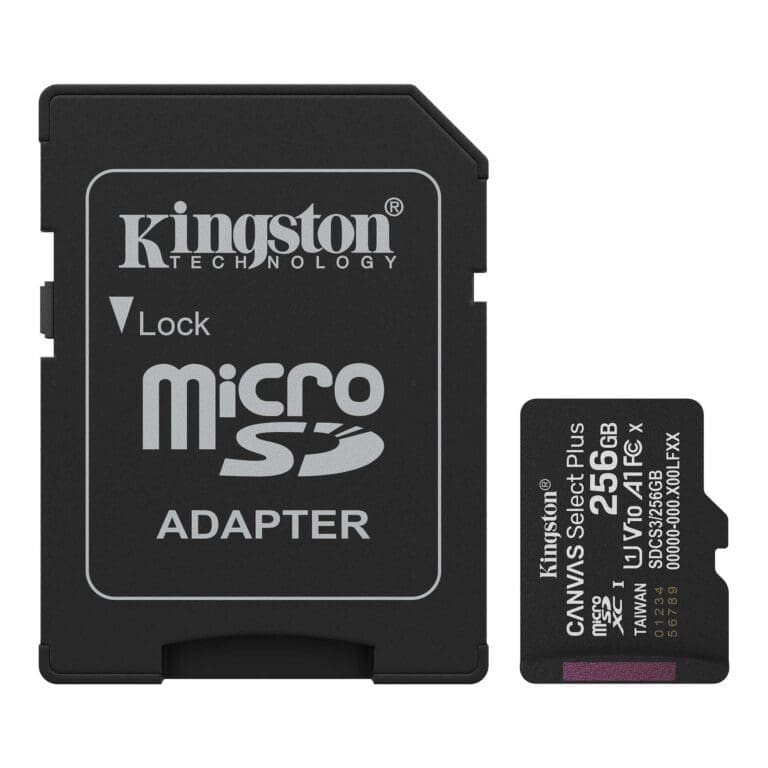 Kingston 256GB microSDXC Canvas Select Plus Gen3
