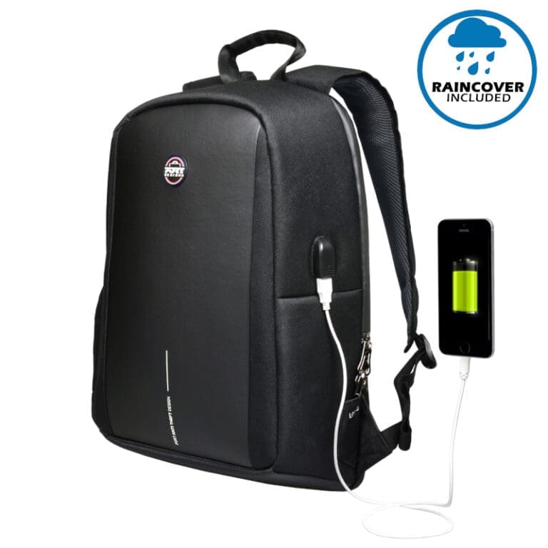 Port Chicago Evo 15.6" Anti-Theft Backpack - Black