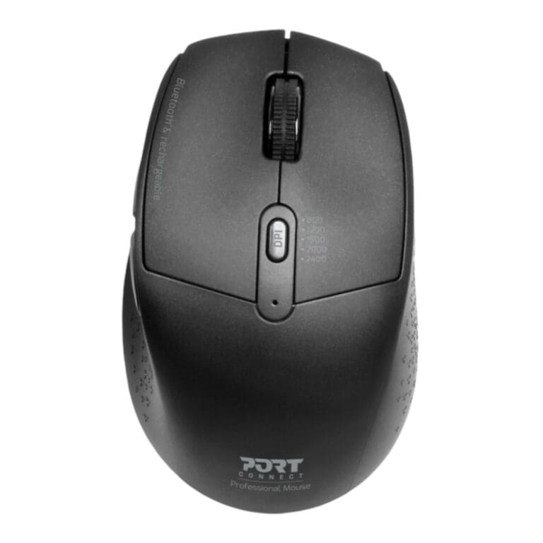 Port Office Pro Wireless Black Mouse